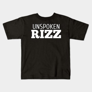 Unspoken Rizz Kids T-Shirt